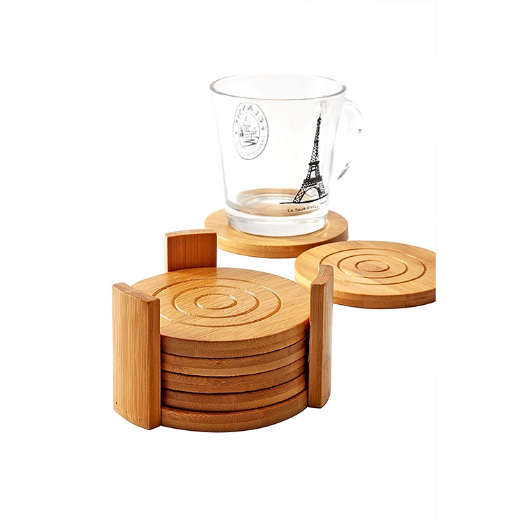 Handcraft Bamboo Coasters for Drinks Wood Coasters