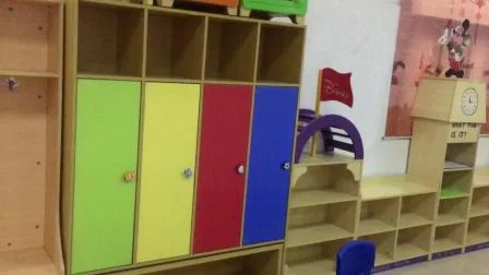 Gabinete de almacenamiento de muebles para niños estantería de madera/estantería para niños